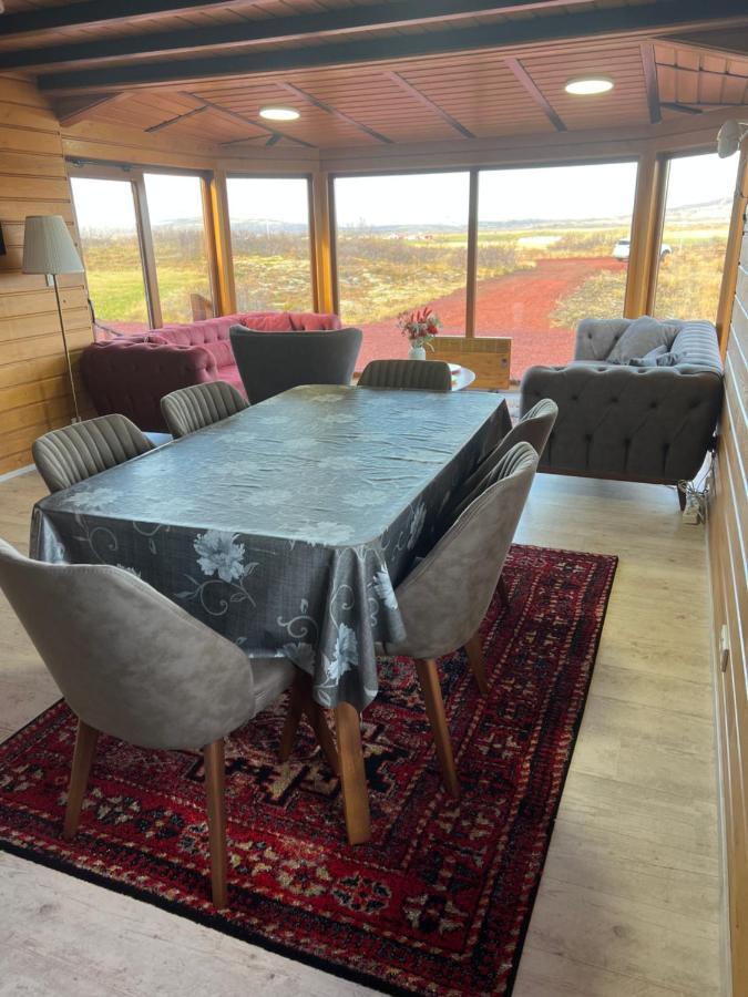 Large Luxury Cabin On The Golden Circle Next To Kerith The Crater. Σέλφος Εξωτερικό φωτογραφία